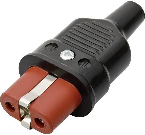 Kalthoff 344002 IEC konektor C15/C16 344 zásuvka, rovná Počet kontaktů: 2 + PE 16 A černá, červená 1 ks