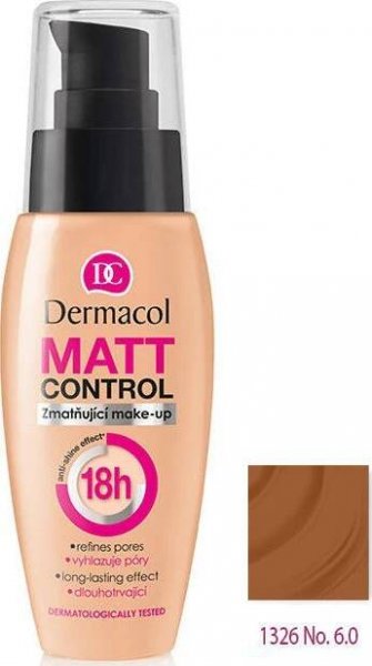 Dermacol Matt Control 18h zmatňující make-up 30 ml, 6