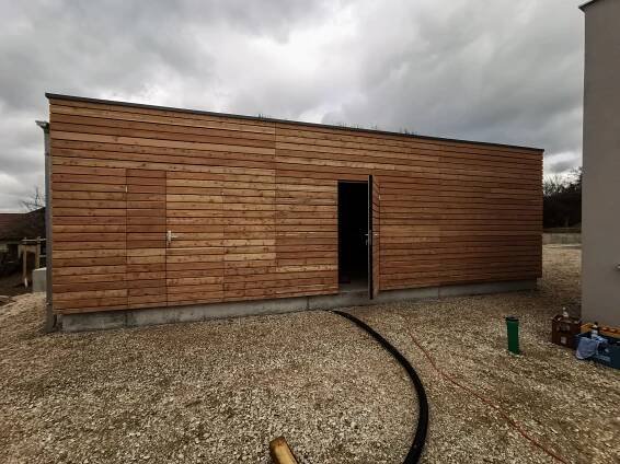 Dvojgaráž 9x6 m - Freudenberg - Realizace dřevostaveb | NATURLIVING®