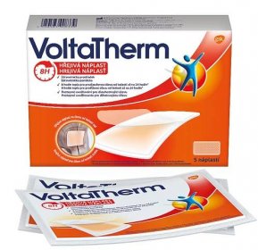 VoltaTherm hřejivá náplast na úlevu od bolesti zad 5ks - skladem