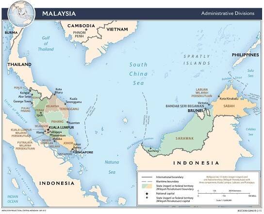 Maps of Malaysia | Detailed map of Malaysia in English | Tourist map of Malaysia | Road map of Malaysia | Political, Administrative