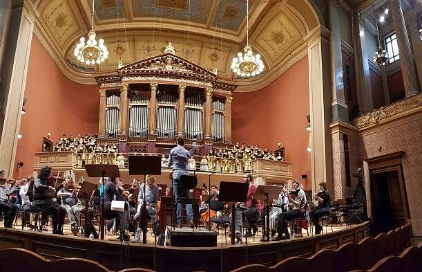 Matoušovy pašije – Rudolfinum zkouška 29. 3. 2018