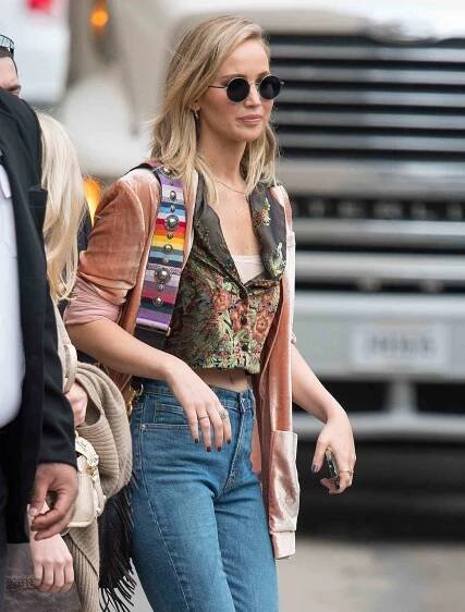Jennifer Lawrence at 'Kimmel'