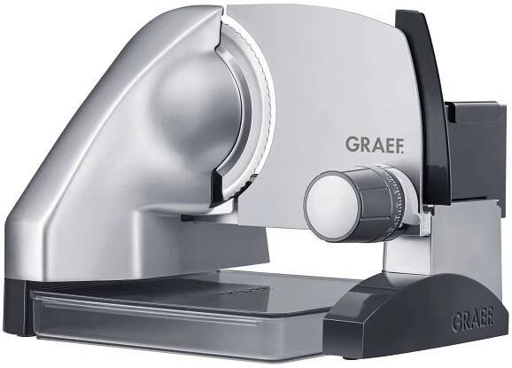 Kráječ Graef SKS500 stříbrná barva, skladovací box, mini kráječ