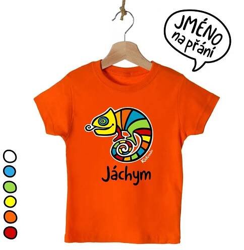 originální bavlněné dětské tričko se jménem Jáchym