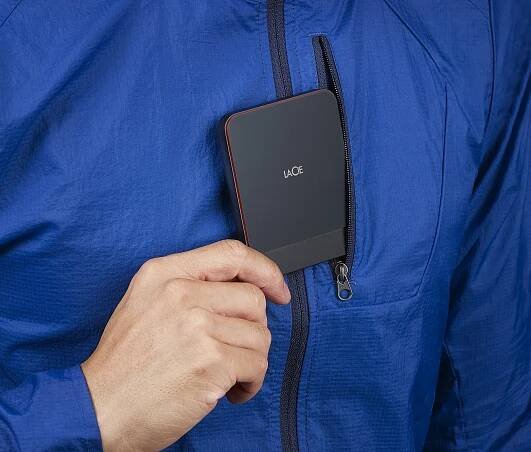 Externí SSD disk LaCie Portable SSD, 500 GB, USB-C™, černá : Půhy.cz