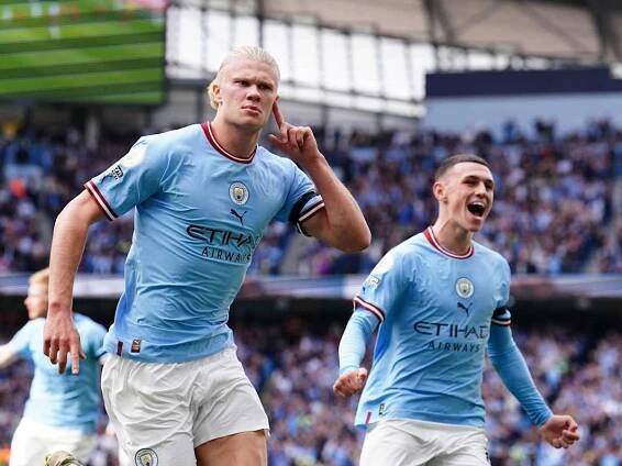 Erling Haaland Nets Hat Trick for City in Manchester Derby (Video) - Sports Illustrated