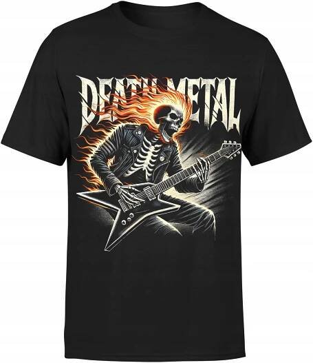 TRIČKO ROCK METAL METALOVÉ S KYTAROU DÁREK PRO KYTARISTU