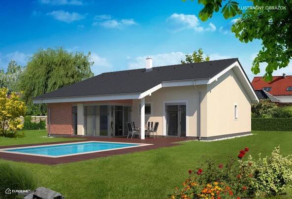 Projekt na bungalov, projekt bungalov, projekty bungalov, bungalov 1271