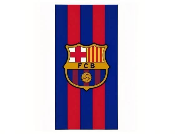 Osuška FC Barcelona, 70x140 cm, pruhy, mikrovlákno