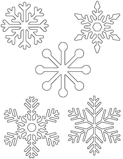 Free Printable Snowflake Templates – 10 Large & Small Stencil Patterns | Printable snowflake template, Snowflake template, Snowflake coloring pages
