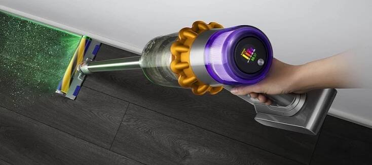 Tyčový vysavač Dyson V15 Detect Fluffy stříbrný | DATART