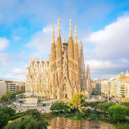Balíček Gaudí, Barcelona, Španělsko, Parc Güell.