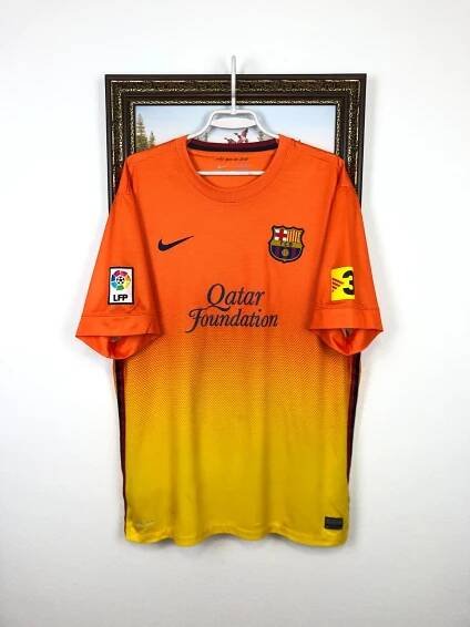 Barcelona venkovní fotbalový dres 2012 fotbal #10 Messi dres camiseta vzácný velikost XL