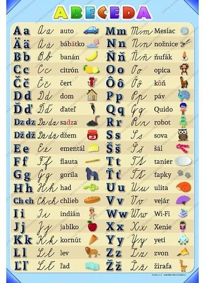 Slovenská abeceda katalog kopie