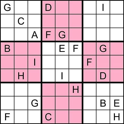 Sudoku s písmeny - pro ty, které už klasické sudoku s čísly nebaví