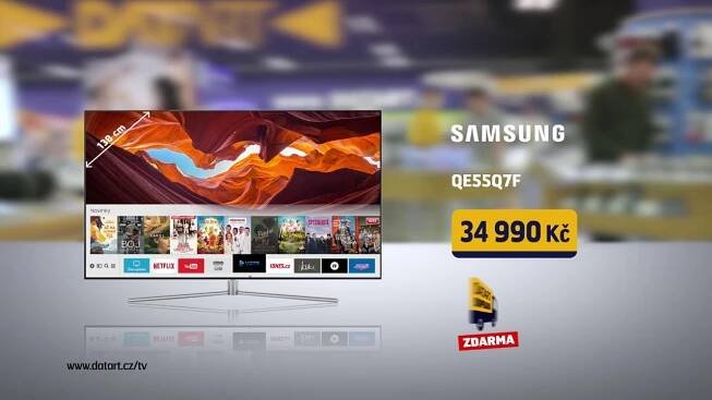 LED televize Samsung QE55Q7F