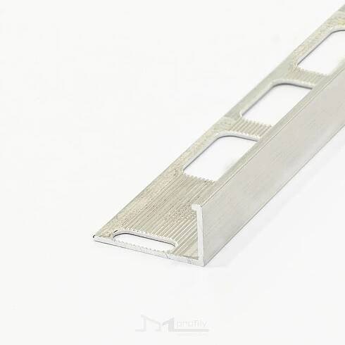 Lišta Havos L 12,5 mm 2,5 m odlehčená k obkladům, přírodní hliník