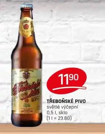 Flop TŘEBOŇSKÉ PIVO nabídka