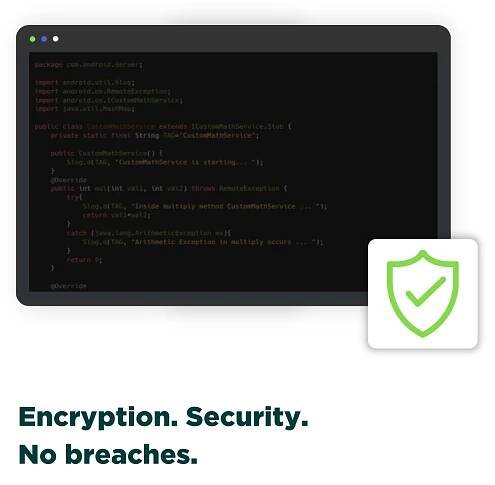 Famoco OS encryption and advanced security features