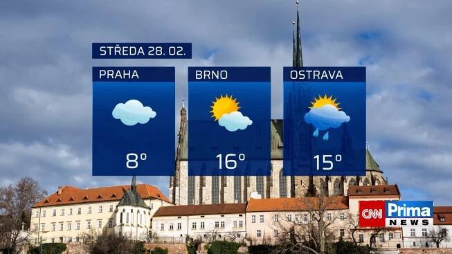Předpověď počasí 28. 2. 2024