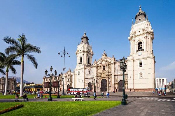 Plaza in Lima, Peru