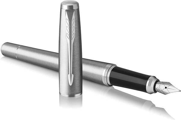 Parker Urban - Metalický - Systém plnění kartuší - Modrý - Hliník - Mosaz - Chrom
