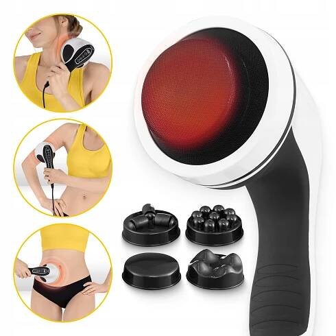 MASÁŽNÍ PŘÍSTROJ PROTI CELULITIDĚ ZPEVŇUJÍCÍ MASÁŽ LYMFATICKÁ DRENÁŽ BODY SHAPING Značka 4FIZJO