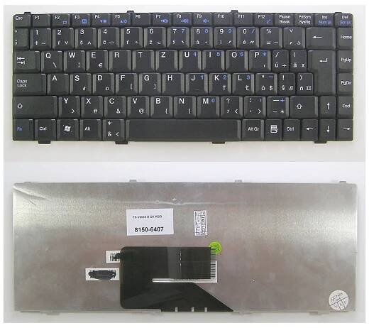 slovenská klávesnice Fujitsu Siemens Amilo Pro V2030 V2035 V2055 V3515 černá SK