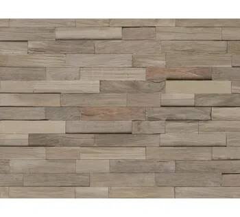 Obklad Dřevěný obklad Effetto Smoked Reclaimed Teak - obložení na stěnu - interiér