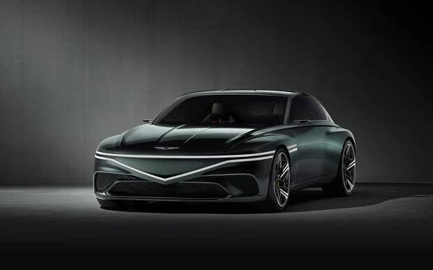 Genesis X Speedium Coupe – dvoudveřový elektromobil