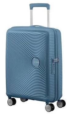 American Tourister Soundbox Spinner 55 EXP Stone Blue
