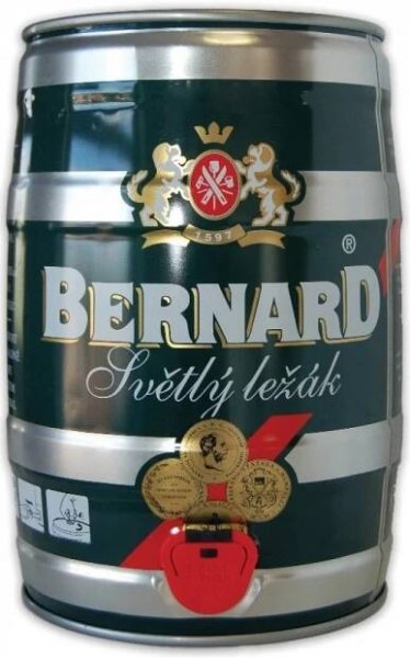 Bernard světlý ležák 12° 5 l (sud)