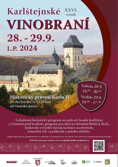 Karlštejnské vinobraní - vstupenky pro občany Karlštejna