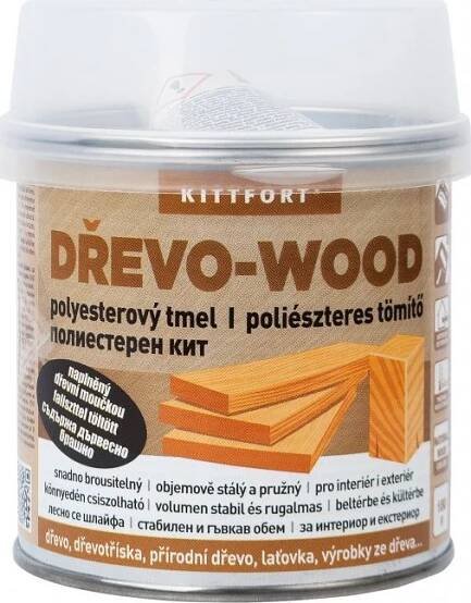 Kittfort Výplňový polyesterový tmel na dřevo 180 g
