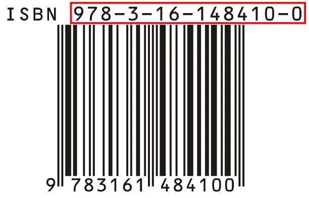Esempio codice ISBN