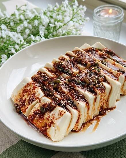 spicy silken tofu