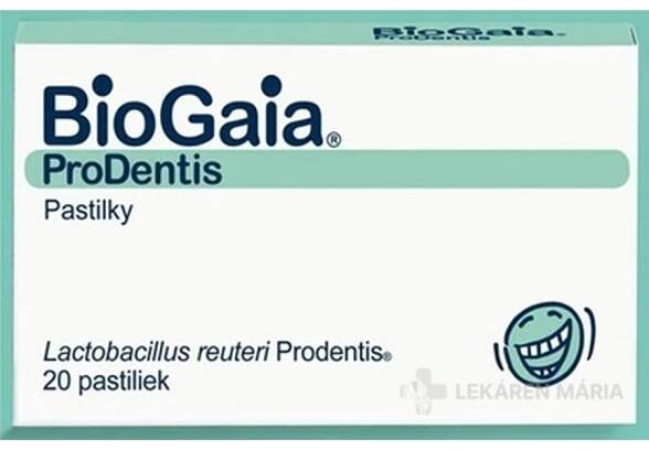 BioGaia ProDentis pastilky mentolová príchuť 2x10 ks (20 ks)
