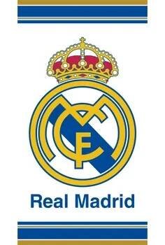 PLÁŽOVÁ OSUŠKA 70x140 REAL MADRID VELKÁ MODRÁ BAVLNĚNÁ