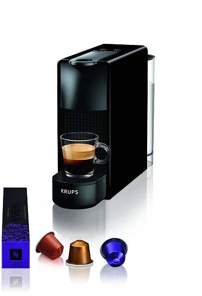Černý Krups Nespresso Essenza Mini – luxus domácí kávy 1200 W