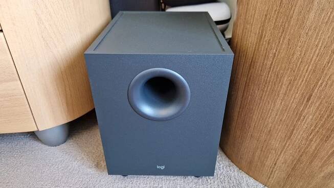 The Logitech Z407 subwoofer
