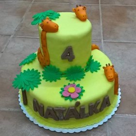 Patrový dort žirafy :: Cukrárna U Berušky