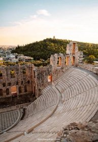 Het Odeon van Herodes Atticus amfitheater akropolis 