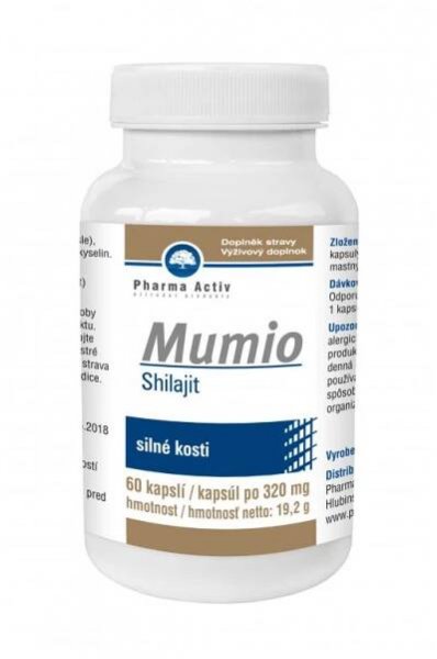 Pharma Activ Mumio Shilajit 60 kapslí - MJ-KrasaZdravi.cz