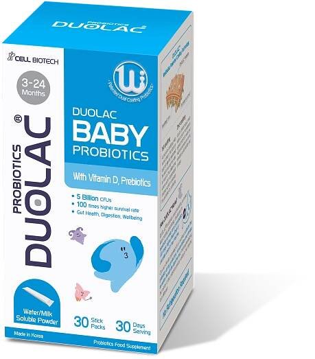 DUOLAC Baby - Worldwide Patented Dual Coating Probiotics | Duolac Singapore