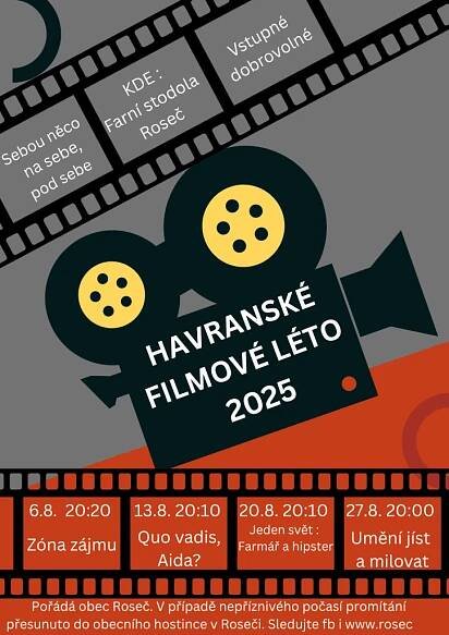 Letní kino "Havranské filmové léto"