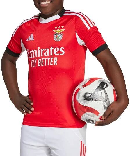 Dětský domácí fotbalový dres s krátkým rukávem adidas Benfica Lisabon 2025/26