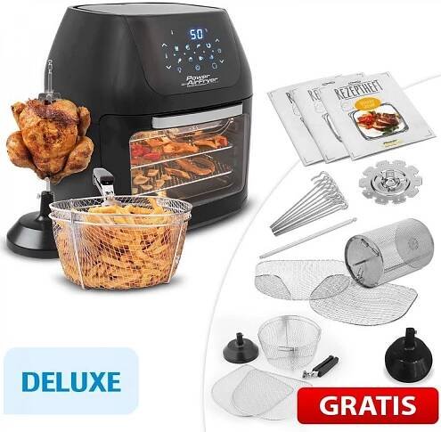 Horkovzdušná fritéza Mediashop Power AirFryer Multi-Function Deluxe (M16439)