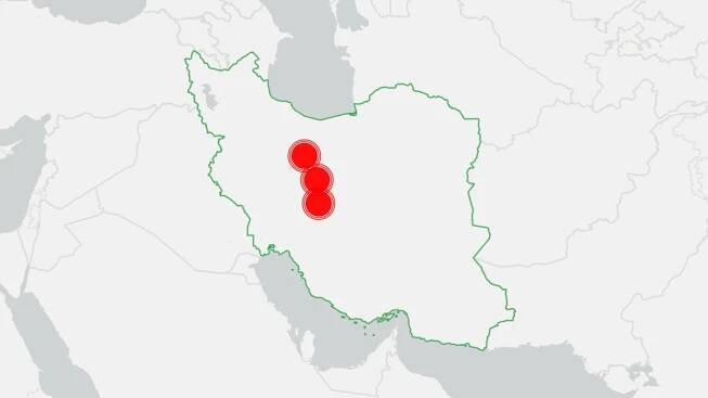 Map Shows Where US Strikes Hit in Iran