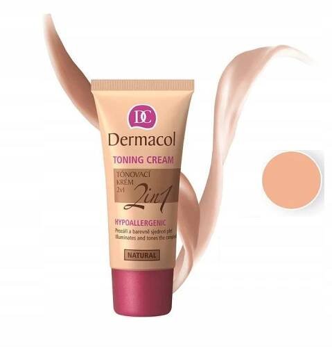 Dermacol Hydratační krém a podklad na obličej Natural, 30 ml